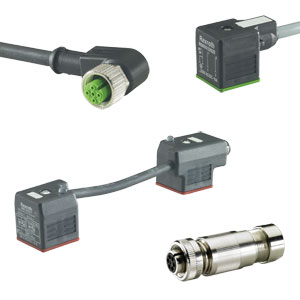 Штекеры и комплекты кабеля для клапанов и датчиков