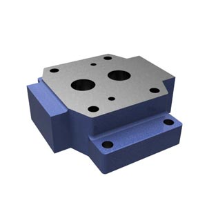 Присоединительная плита, типоразмер 25 с расположением монтажных отверстий в соответствии с DIN 24340 форма D, ISO 5781 и ISO 6264 G 412/01