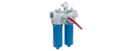  Duplex filters / inline filters switchable 	