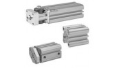 Short-stroke cylinders and compact cylinders